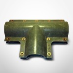 Smith Fiberglass Red Thread 3&quot; Containment Tee (012030-410-3)